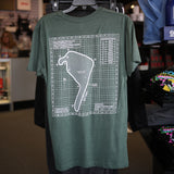Summit Point Blueprint Track Map Tee