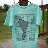 Summit Point Blueprint Track Map Tee