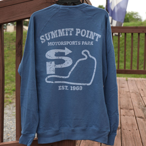 Weathered Track Map Crew Sweatshirt