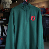 Summit Point Embroidered 1/4-Zip Fleece Sweatshirt