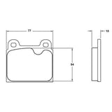 PFC Brake Pads 0045.08