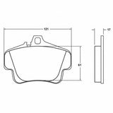 PFC Brake Pads 0776.08